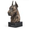 Dog Niemiecki I - Statuetka dla psa, popiersie na kamiennej podstawie, rzeźba, trofeum na wystawę psów marki Art-Dog