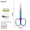 Stainless Steel Pointed Cuticle Scissors - Professional Manicure Tool for Delicate Skin Removal.