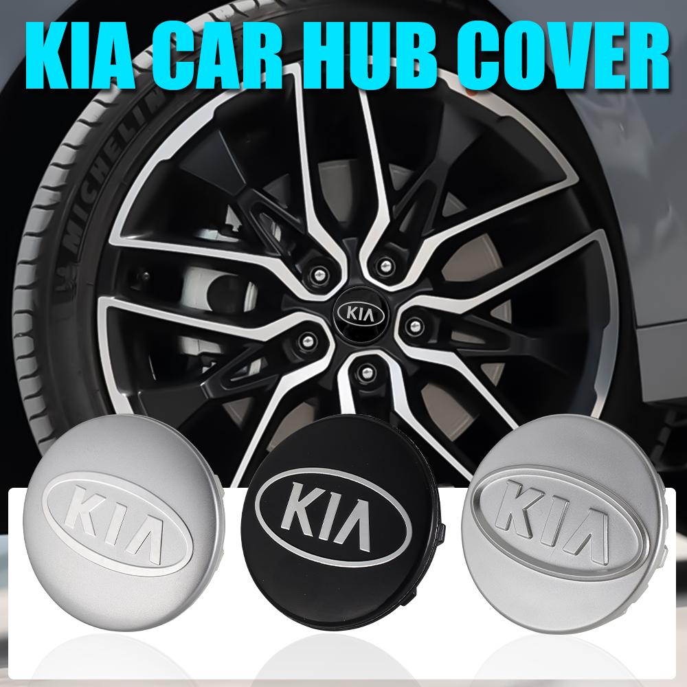 AABIY1 4pcs 56/58MM Car Wheel Hub Center Caps For KIA K3 Rio Sportage Ceed 3 4 K5 Picanto Optima Sorento Ceed Cadenza X Line K1 Borrego