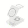 3 in 1 Magnetic Wireless Charger Stand for iPhone 16 15 14 13 Pro Max Apple Watch 1-9 AirPods Macsafe Fast Charging Station Dock