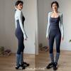 Women's Long Sleeve Yoga Shawl - Perfect for Autumn/Winter Workouts