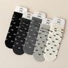 5/10 Pairs Casual Spring Autumn Bone Free Socks for Women with Lace and Bow Mid Calf Socks JK Lolita Sweet and Versatile Cotton Pile Socks