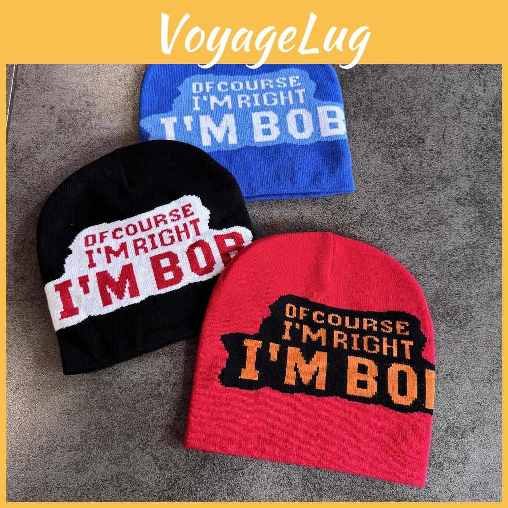 Trendy Solid Color Letter Pattern Teens Warm Casual Knitted Hat Seasons Cold