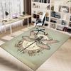 1PC Dragonfly Ornament Extra Large Non Slip Floor carpet, Office, family, bedroom, Studio Large Area Rug Indoor Rugs, Vibrant Colors
