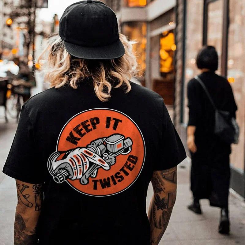 Gothic Harajuku Retro Men Tshirt Punk Rock Horror Shirts Male Vintage Loose Hip-hop Tops Summer Oversized T Shirt Camisetas
