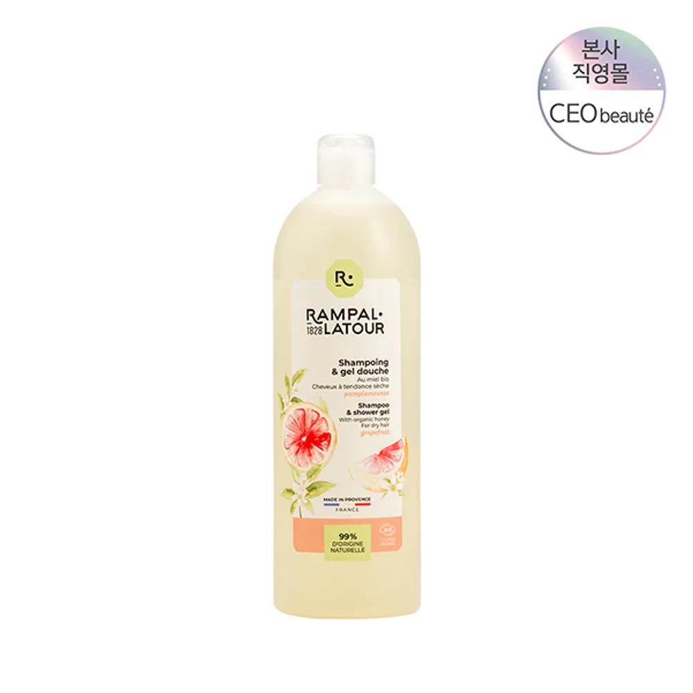 Bio Shampooing Gel Douche Honey Grapefruit 1L