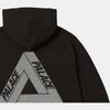 Palace Bit Grippy Tri-Ferg Hood Black Unisex Tops P26CS056
