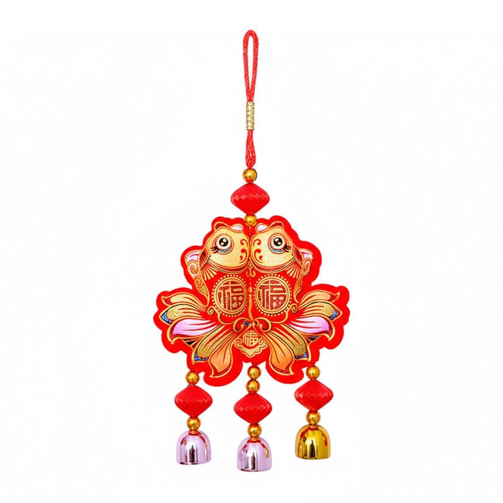 Flocking Chinese New Year Decoration Spring Festival Pendants Door Window Wall Decor