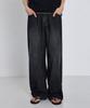 Kimwear Summer Wide Denim Pants_Black