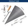 Strong Synthetic Leather Grout Bag with Steel Funnel Ergonomic Handle for Efficient Tile Grouting & Mortars Application