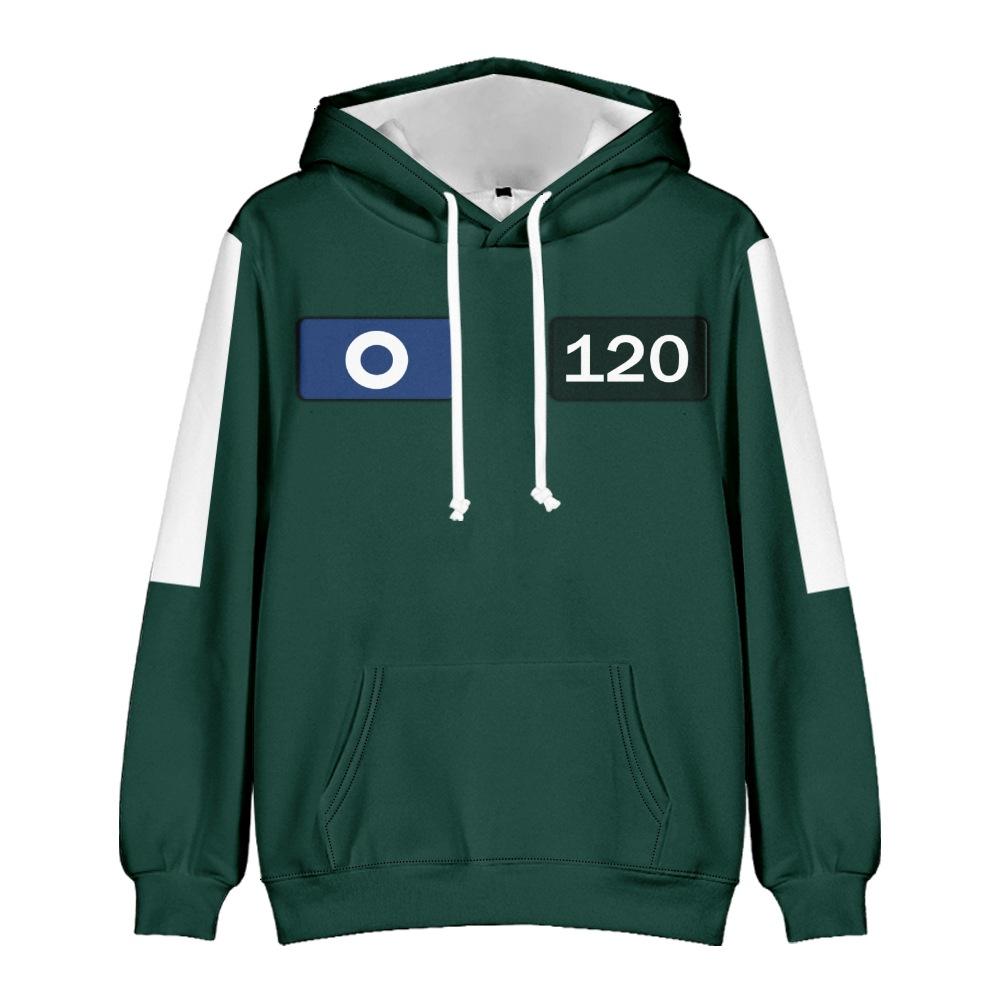 Squid Game Season 3 Men Women Hoodies Autumn Casual Pullover Hoodie Fashion Sweatshirt Clothes