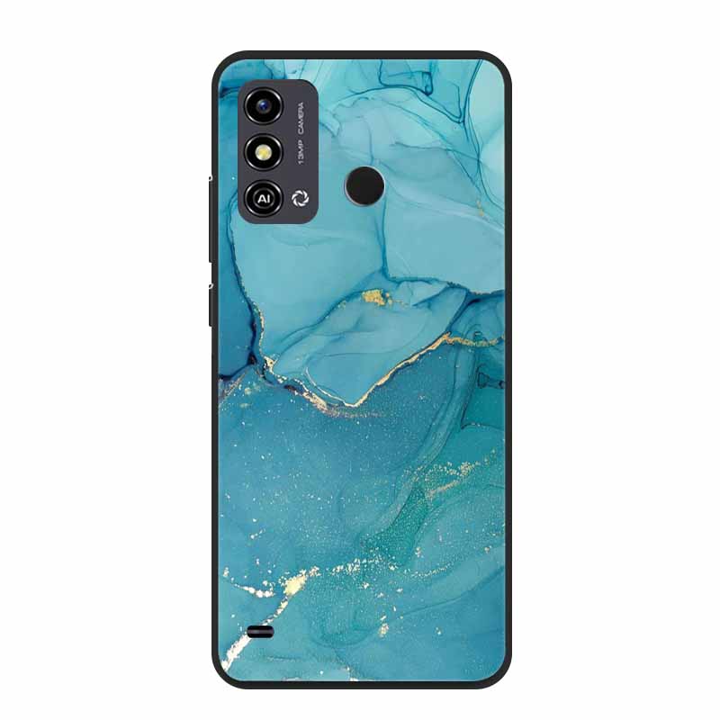 For ZTE Blade A53 Case Marble TPU Silicone Soft Back Cover Cases for ZTE Blade A53 A 53 Para 6.52" Cute Mica Painting New Coque