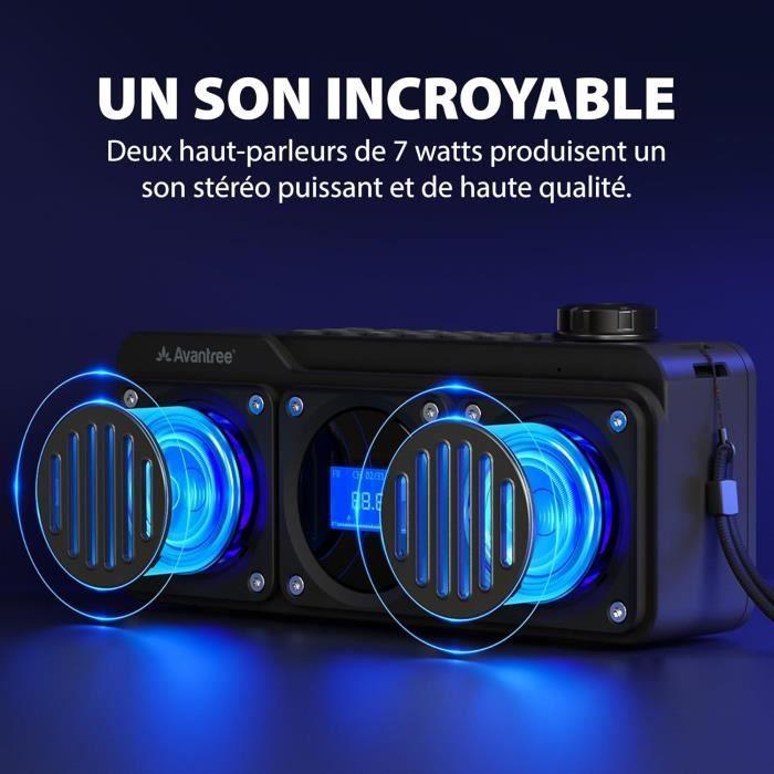 Enceinte Bluetooth Portable - AVANTREE - Boombyte - Radio FM - 14W - Autonomie 18H