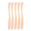 5PCS Wooden Butter Knife Jam Cheese Spreader Tableware for Japanese Style for Bread Facial