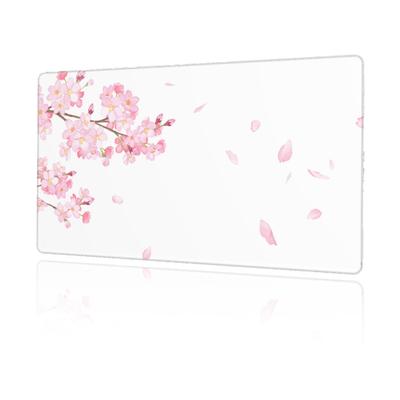 Japanese Style Cherry Blossom Mouse Watercolor Dancing Mouse Desk Extra Keyboard Rubber Optical Mouse Cyber Ideal for Moderate Surface 40cm X 75cm