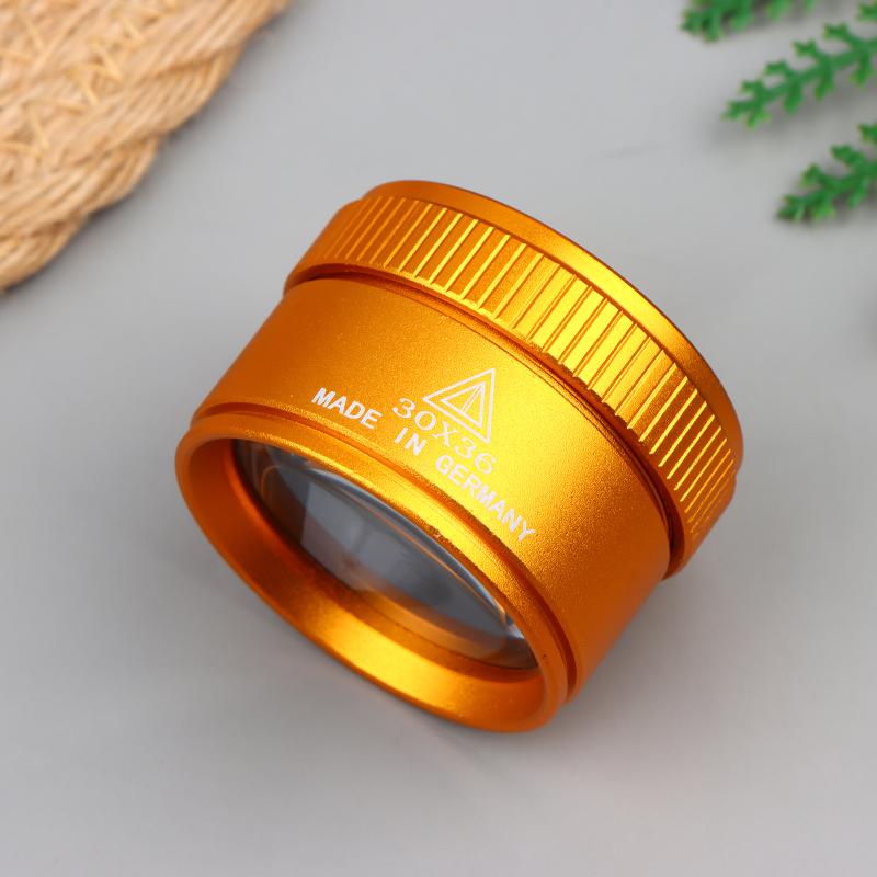 30X36mm Magnifying Glass K9 Optical Lens Monocle For Watch Jewelry Coin Stamps Precision Work Inspection Loupe Tool