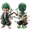 12-15cm ONE PIECE  Anime Monkey D Luffy Roronoa Zoro Q-Version PVC Model Desktop Car Ornament  Kids Birthday Christmas Gift Toys
