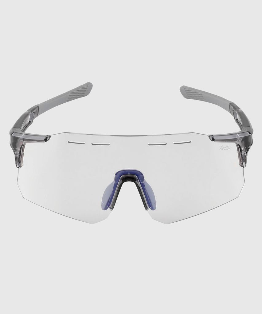Tuditeo Nus Goggles Uv Protection Athletic Sunglasses C9 Photochromic Violet/Clear Frame Gray