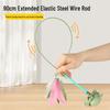 Cat Teaser Stick: Suction Cup Self-Entertainment Kit for Kittens