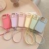 Ins Solid Color Simple Iphone17pro Max for 15 iPhone Case 16 Premium Silicone Hand Rope 13 Soft