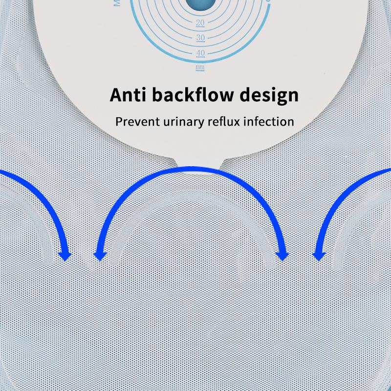 10 Pcs Drain Valve One-Piece System Colostomy Bags For Adults Disposable Colostomy Pouch Opening 20-65Mm With Clip Closure