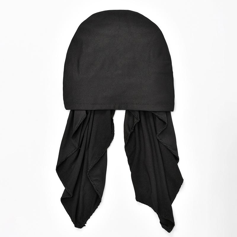 Solid Color Elastic Hat Cap For Woman Muslim Hijab Headband Lady Fashion Instant Scarf Hijab Islamic Turban Bandana 20*43Cm