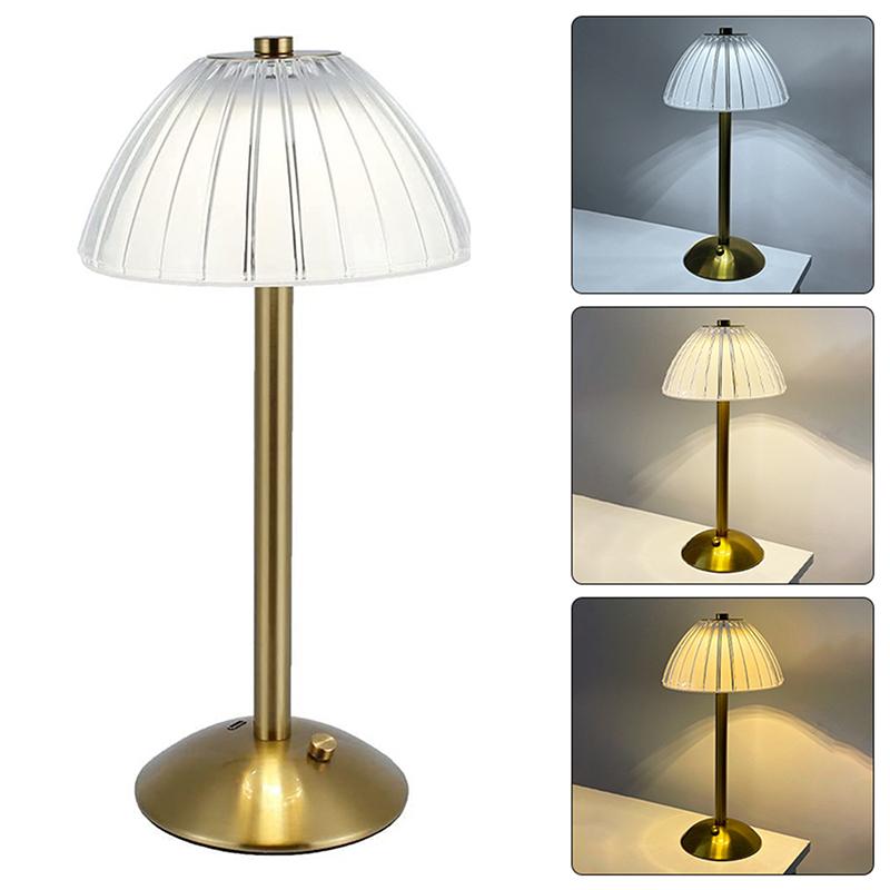 Lampă de Masă Birou LED Stil Retro Bar Reîncărcabilă Lumină Decor Cameră Lampă Camping Lumini Dormitor Cafea Decor Cameră Lumini de Noapte