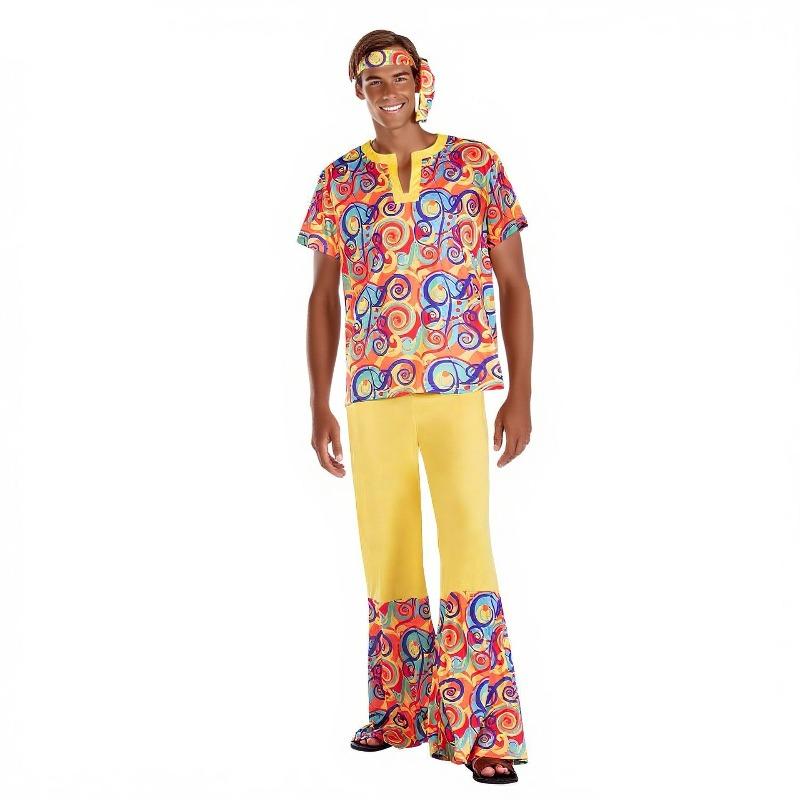 Halloween Costumes Men and Women Ancient Hippie Dance Costumes Nightclub Bar Party Stage Costumes
