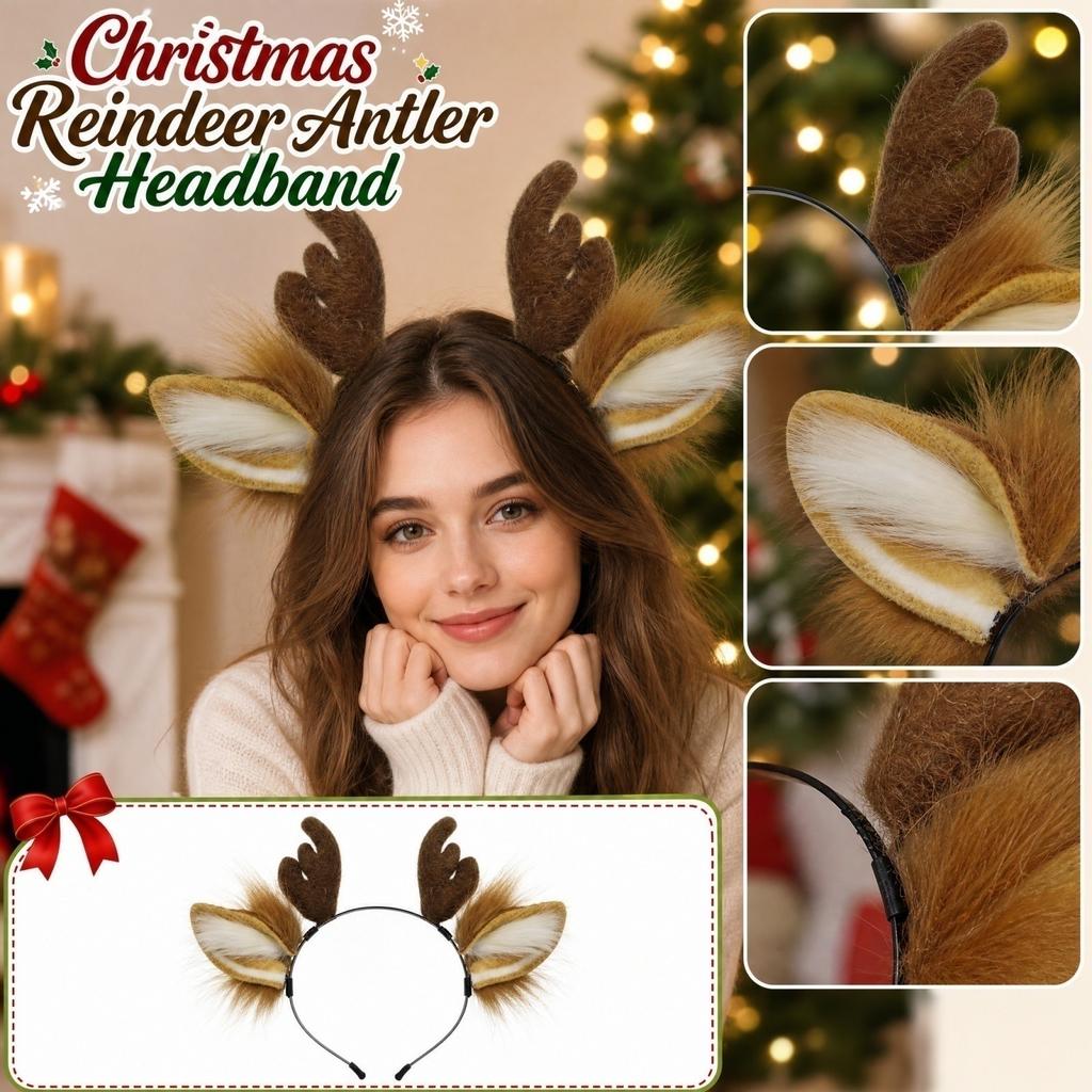 Christmas Removable Deer Headband for Stage Performance Costume