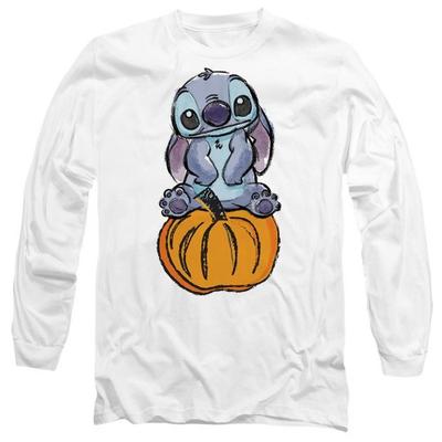Lilo & Stitch Unisex T-Shirt mit Kürbis-Skizze für Erwachsene