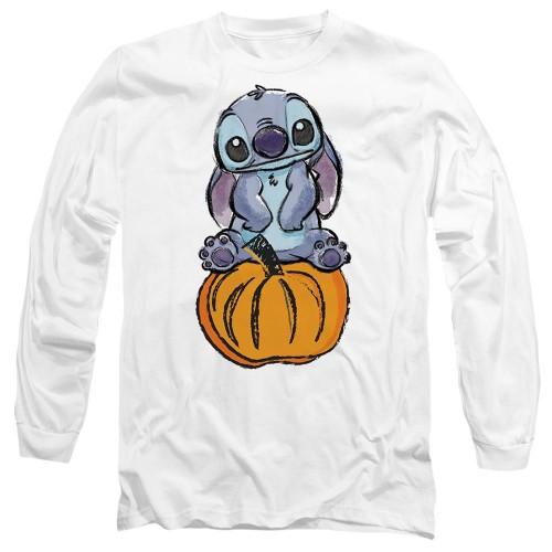 Lilo & Stitch Unisex Adult Pumpkin Sketch T-Shirt