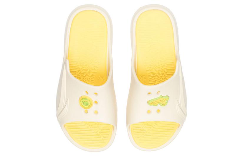 Li Ning Slide Slippers Women's Vanilla Yellow ABTS004-2