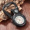 Orologio da Tasca Multifunzione con Moschettone a Clip Orologio da Infermiera Bussola Apribottiglie per Medici Chef Orologio Sportivo Luminoso da Esterno