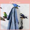 Wall Bird Hook Entryway Decor With Durable Resin Design Great Organizing For