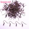 100PCS(50pair) Findings Earring Hook Coil Ear Wire DIY Jewelry Making