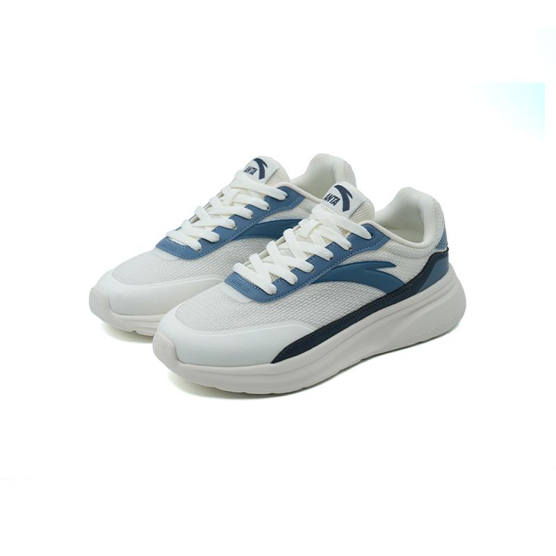 Anta Walker Slip Resistant Abrasion Resistant Low top Casual Shoes Men's White Blue 112438817S-5