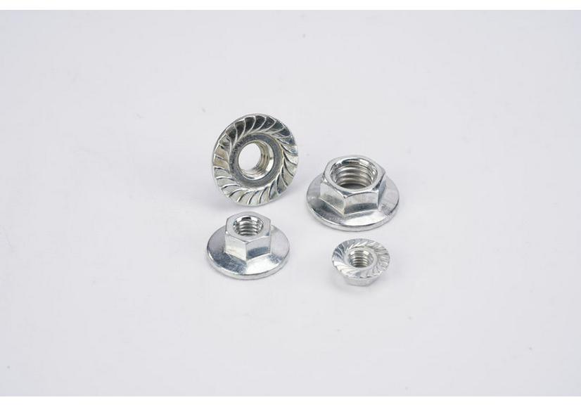 T-Type Welded Cut-Edge Nut: Antioxidant, Acid & Alkali Resistant, High Toughness, Natural Color Flange Nut for Auto Parts
