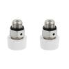 1/8" 1/4" 3/8" 1/2" 3/4" Chauffage Radiateur Ventilation Filetage Mâle Argenté Nickelé air Accessoires de Plomberie