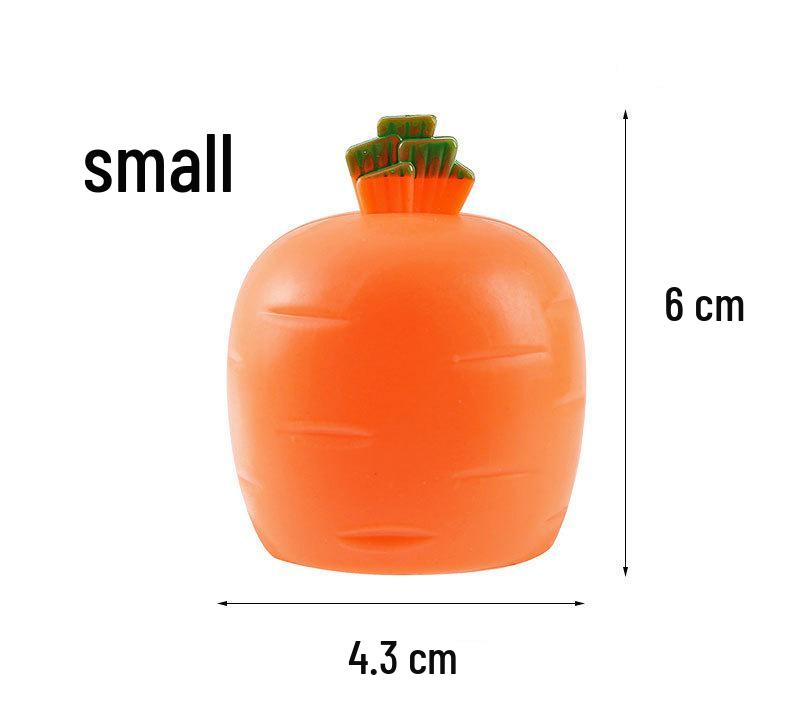 

Іграшка-антистрес «Морква-кролик, що стискається» в стилі TikTok