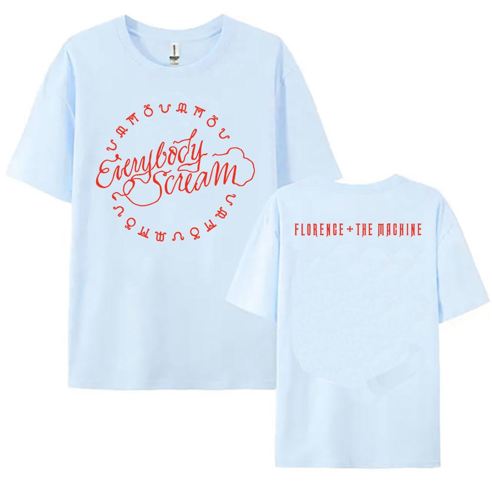 FLORENCE THE MACHINE Seasons T Shirt Short  Sleeve Cotton Female Tshirt Unisex Streetwear Oneck Loose Women Men Tshirts Tees