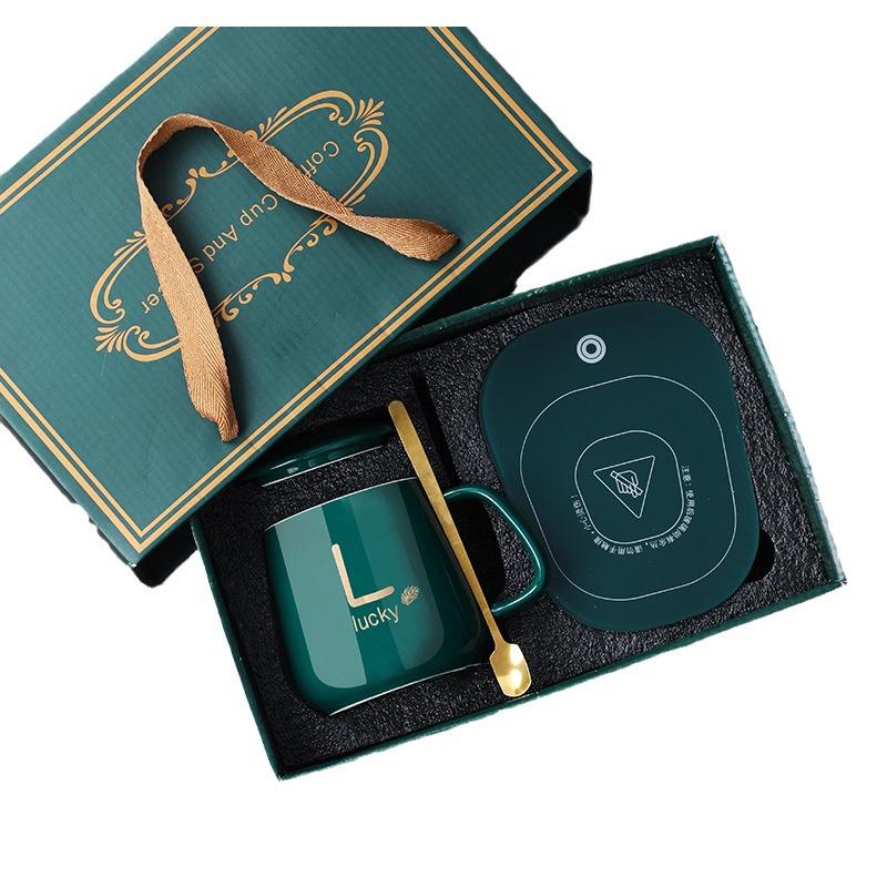 55° Constant Temperature Ceramic Mug Gift Set - Opening Event Custom Souvenir Cup