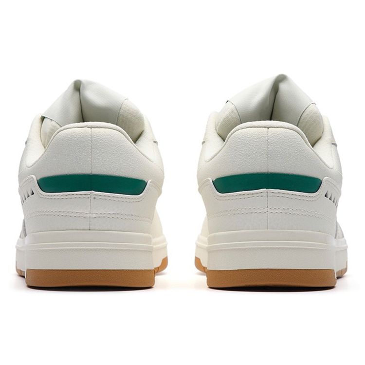 Anta Aoyu Rubber Sole Casual Non-Slip Low-Top Skate Shoes Men Sneakers White Green 112238077-3