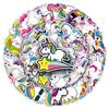 51 Rainbow Horse Graffiti Stickers: Cartoon, Waterproof, DIY Decoration for Kids' Water Bottles & Luggage.