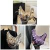 Sparkle Bag Womens Velvet Chain Shoulder Bag For Daily Fashion Accessory