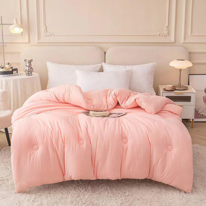 Grade A Mother-Baby 30% Cotton Soybean Fiber Quilt Cover - Spring/Autumn Double Quilt, Thick Winter Quilt, Perfect for Dorms