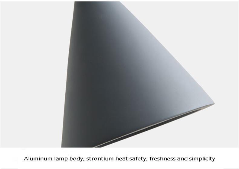 Nordic Wrought Iron Pendant Light - Modern Creative Single-Head Lamp for Restaurant, Bar, Bedroom, and Bedside.