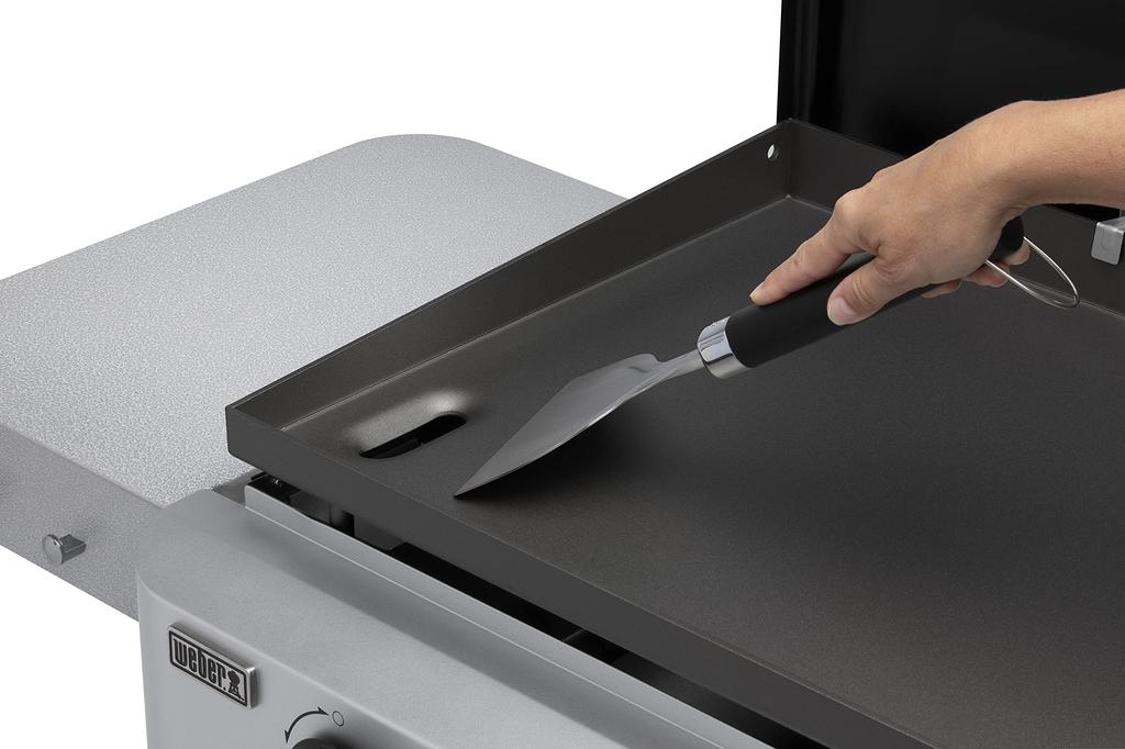 Weber BBQ Grill Griddle Scraper, Spatula for Grill Cleaning [Official Japanese Product with 2-Year Warranty] 6781