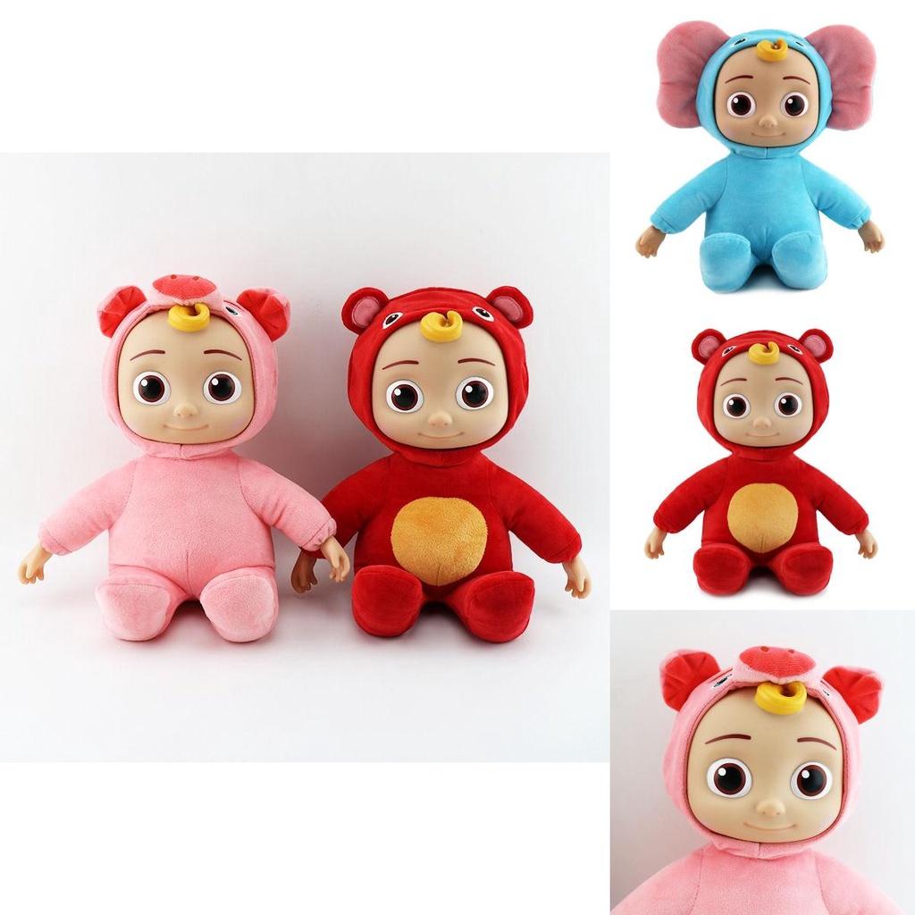 Cocomelon Singing Jojo Cross Dressing Musical Plush Toy