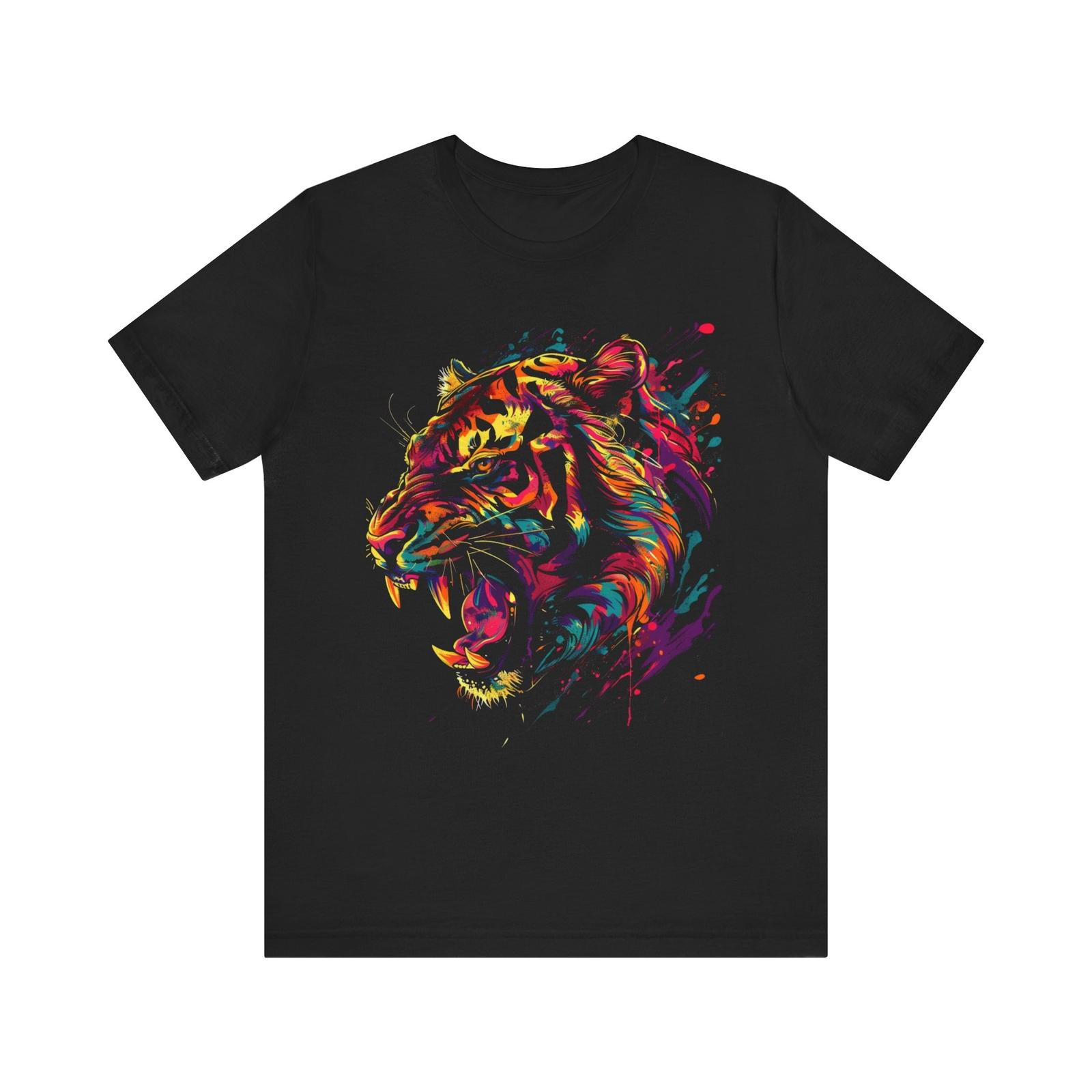 Colorful Lion Head T-Shirt XXXXL