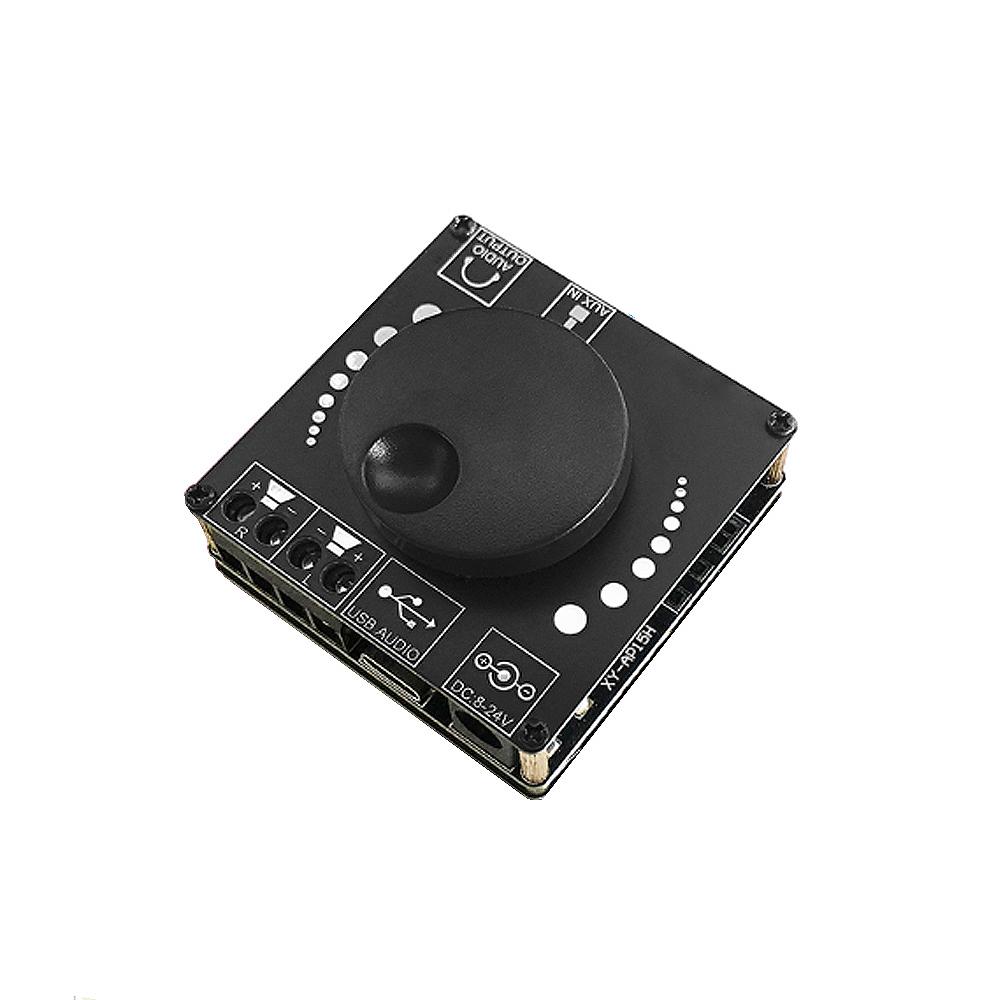 HIFI 20W*2 XY-AP15H  Stereo Bluetooth-compatible Digital Amplifier Board AUX USB-C Input 12V/24V Home Theater
